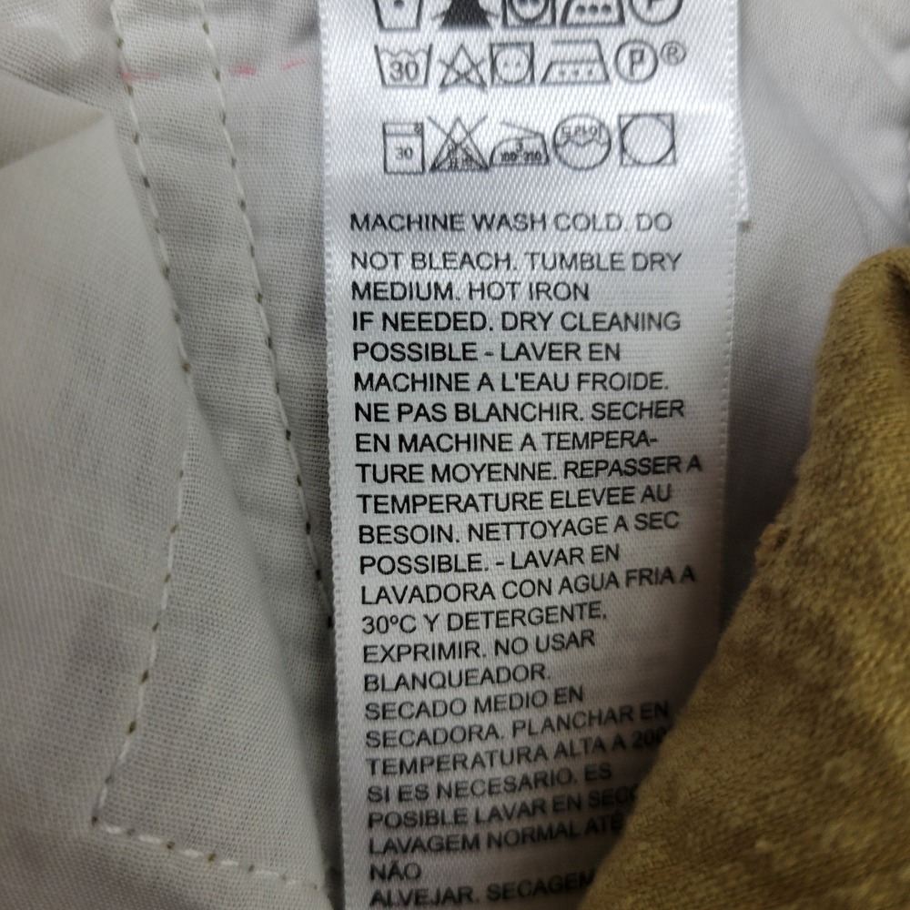 NWT Levis Mens 29x30 Beige Corduroy Pants Straight Leg Mid Rise - Picture 7 of 8
